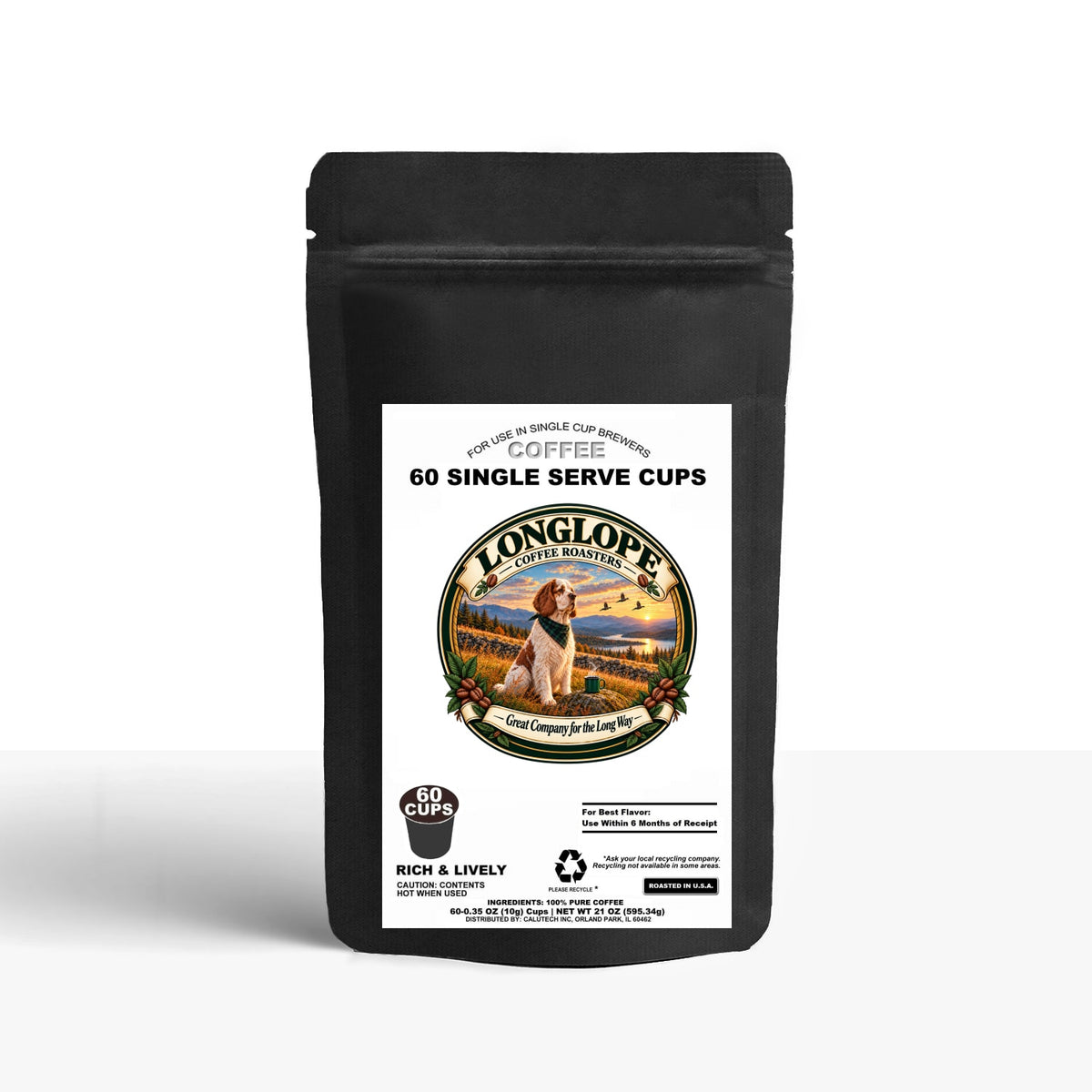 60 Pack Single Serve Coffee Capsules